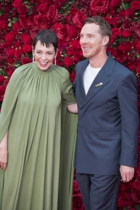 The Roses UK Film Premiere Olivia Colman and Benedict Cumberbatch attend The Roses UK film premiere at the Odeon Luxe cinema, Leicester Square, London. 28th August 2025.  Copyright: xAndrewxSimsx NINTCHDBPICT001020328668