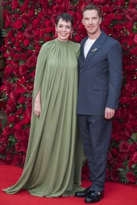 The Roses UK Film Premiere Olivia Colman and Benedict Cumberbatch attend The Roses UK film premiere at the Odeon Luxe cinema, Leicester Square, London. 28th August 2025.  Copyright: xAndrewxSimsx NINTCHDBPICT001020328722