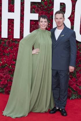 The Roses UK Film Premiere Olivia Colman and Benedict Cumberbatch attend The Roses UK film premiere at the Odeon Luxe cinema, Leicester Square, London. 28th August 2025.  Copyright: xAndrewxSimsx NINTCHDBPICT001020328594