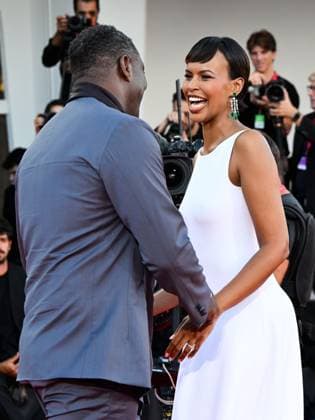 Venice, 82nd Venice International Film Festival 2025 - evening 7 - red carpet for the film A House of Dynamite. Pictured: Idris and Sabrina Elba  Copyright: xManuelexMangiarottix xipa-agency.netx xPoolxPhotoxEventsx06x IPA_Agency_IPA63974208