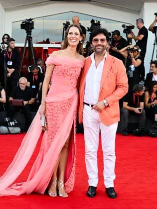 Venice, 82nd Venice International Film Festival 2025 - evening 7 - red carpet of the film A House of Dynamite In the photo: Edoardo Francia and Natalia Ryumina  Copyright: xManuelexMangiarottix xipa-agency.netx xPoolxPhotoxEventsx06x IPA_Agency_IPA63974273
