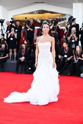 Venice, 82nd Venice International Film Festival 2025 - evening 7 - red carpet for the film A House of Dynamite. Pictured: Tamara Kalinic  Copyright: xManuelexMangiarottix xipa-agency.netx xPoolxPhotoxEventsx06x IPA_Agency_IPA63974658