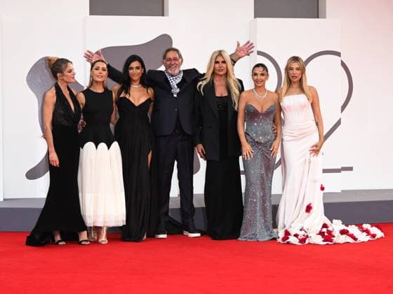 Venice, 82nd Venice International Film Festival 2025 - evening 7 - red carpet Diva E Donna In the photo: Elisabetta Pellini, Fatima Trotta, Ester Pantano, Fabio Testi, Tiziana Rocca, Elettra Lamborghini, Clizia Incorvaia  Copyright: xSimonexComix xipa-agency.netx xPoolxPhotoxEventsx06x IPA_Agency_IPA63974906