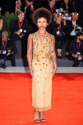 Red carpet of the film Dead Man s Wire at the 82nd Venice Film Festival in Venice - 02 Sep 2025 America actress Myha la Herrold attends the red carpet of the film Dead Man s Wire at the 82nd Venice Film Festival. Venice Italy Copyright: xMarcoxBaradax xSOPAxImagesx AREDCARPETDEADMANSWIRE-1