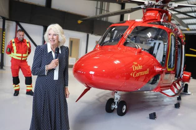 Entertainment Themen der Woche KW36 Queen Camilla visits Cornwall Air Ambulance Trust s Headquarters Queen Camilla visits Cornwall Air Ambulance Trust s Headquarters to open the charity s new operations unit, in Newquay, Cornwall, UK, on the 2nd September 2025. Picture by Chris Jackson WPA-Pool Newquay Cornwall Air Ambulance Trust HQ Cornwall United Kingdom  WHA-0797