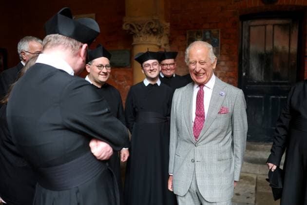 Bilder des Jahres 2025, Entertainment 09 September Entertainment Themen der Woche KW36 . 03 09 2025. Birmingham, United Kingdom. King Charles III during a visit to the Oratory of Saint Philip Neri in Birmingham, United Kingdom.  xPoolx xi-Imagesx IIM-26187-0009