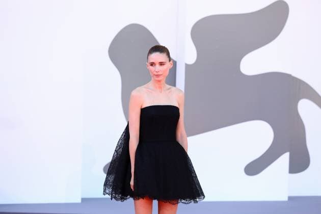 September 3, 2025, Venice, Veneto, Italy: ROONEY MARA on the red carpet for The Voice of Hind Rajab Premiere screening at the 82nd Venice Film Festival at the Venice Lido, Italy. Venice Italy - ZUMAc179 20250903_zep_c179_073 Copyright: xMickaelxChavetx