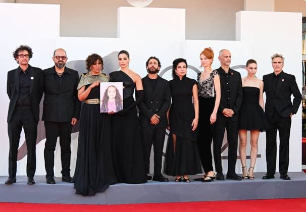 Bilder des Jahres 2025, Entertainment 09 September Entertainment Themen der Woche KW36 Venice, ITALY: Venice, 82nd Venice International Film Festival 2025 - day 8 - red carpet of the film The Voice Of Hind Rajab - In the photo:, cast Venice ITALY  - ZUMAp169 20250903_zea_p169_896 Copyright: xManuelexMangiarottix