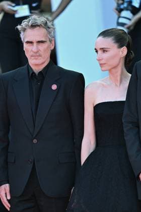 Venice The Voice Of Hind Rajab Premiere AM Joaquin Phoenix and Rooney Mara attending The Voice Of Hind Rajab Premiere as part of the 82nd Venice International Film Festival at the Lido in Venice, Italy on September 03, 2025. Photo by Aurore Marechal ABACAPRESS.COM Venice Italy Copyright: xMarechalxAurore ABACAx