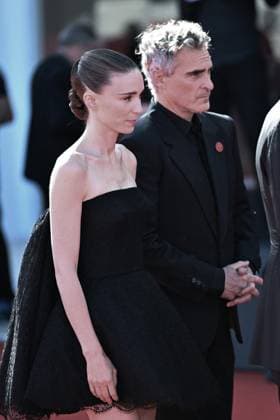 Venice The Voice Of Hind Rajab Premiere AM Joaquin Phoenix and Rooney Mara attending The Voice Of Hind Rajab Premiere as part of the 82nd Venice International Film Festival at the Lido in Venice, Italy on September 03, 2025. Photo by Aurore Marechal ABACAPRESS.COM Venice Italy Copyright: xMarechalxAurore ABACAx