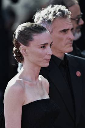 Venice The Voice Of Hind Rajab Premiere AM Joaquin Phoenix and Rooney Mara attending The Voice Of Hind Rajab Premiere as part of the 82nd Venice International Film Festival at the Lido in Venice, Italy on September 03, 2025. Photo by Aurore Marechal ABACAPRESS.COM Venice Italy Copyright: xMarechalxAurore ABACAx