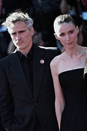 Venice The Voice Of Hind Rajab Premiere AM Joaquin Phoenix and Rooney Mara attending The Voice Of Hind Rajab Premiere as part of the 82nd Venice International Film Festival at the Lido in Venice, Italy on September 03, 2025. Photo by Aurore Marechal ABACAPRESS.COM Venice Italy Copyright: xMarechalxAurore ABACAx