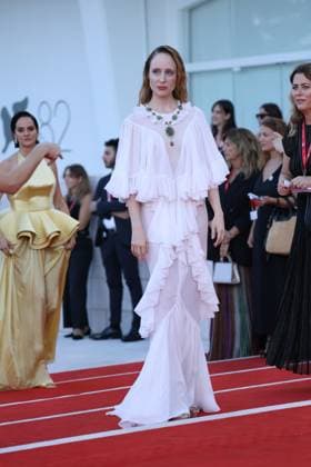 Duse premiere at Venice Film Festival Fanni Wrochna Duse premiere, 82nd Venice International Film Festival, Venice, Italy - 03 September 2025. CAP GOL GOL Venice Italy Copyright: xRickxGold CapitalxPicturesx