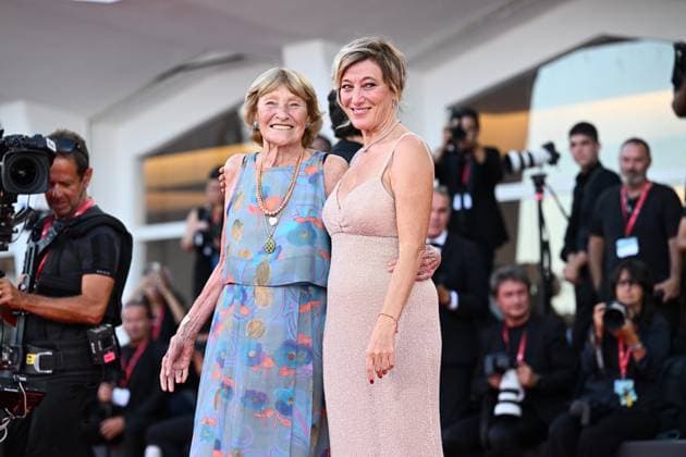 Duse red carpet - The 82nd Venice International Film Festival Valeria Bruni Tedeschi, Marisa Borini during Duse red carpet - The 82nd Venice International Film Festival, Venice, Italy 03 Sept 2025, Credit:Maria Laura Antonelli Avalon Italy, Venice  Copyright: xMariaxLauraxAntonellix xAvalonx 1033887708