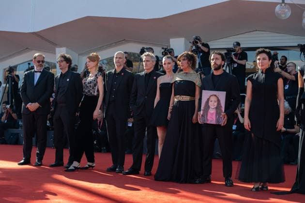 The Voice Of Hind Rajab Red Carpet - The 82nd Venice International Film Festival Venice Italy  Copyright: xLucaxCarlinox originalFilename: carlino-notitle250903_nppoZ.jpg