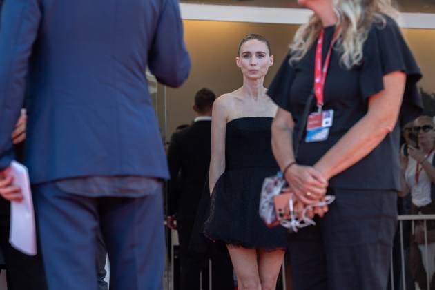The Voice Of Hind Rajab Red Carpet - The 82nd Venice International Film Festival Rooney Mara attends the The Voice Of Hind Rajab red carpet during the 82nd Venice International Film Festival in Venice, Italy, on September 3, 2025. Venice Italy  Copyright: xLucaxCarlinox originalFilename: carlino-notitle250903_npWs8.jpg