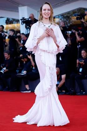 Fanni Wrochna at the premiere of the feature film Duse at the Biennale di Venezia 2025 82 Venice International Film Festival at the Palazzo del Cinema Venice, 03 09 2025 Foto:xD.xBedrosianx xFuturexImagex duse_5985