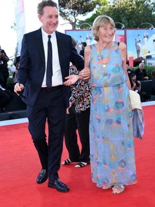 Venice, Italy: Venice, 82nd Venice International Film Festival 2025 - Evening 8 - Red Carpet for the film Duse Pictured: Marisa Borini, Daniele Orazi Venice Italy  - ZUMAp169 20250903_zea_p169_1368 Copyright: xAlbertoxTerenghi PoolxxEvenx