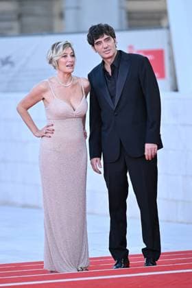Venice Duse Premiere AM Valeria Bruni Tedeschi and Pietro Marcello attending the Duse Premiere as part of the 82nd Venice International Film Festival at the Lido in Venice, Italy on September 03, 2025. Photo by Aurore Marechal ABACAPRESS.COM Venice Italy  Copyright: xMarechalxAurore ABACAx