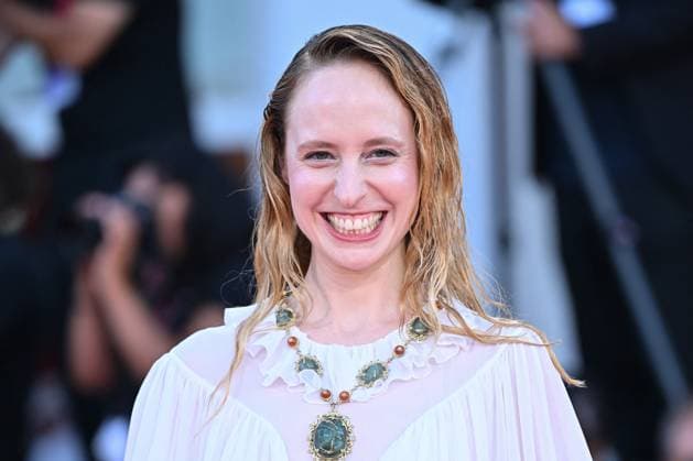 Venice Duse Premiere AM Fanni Wrochna attending the Duse Premiere as part of the 82nd Venice International Film Festival at the Lido in Venice, Italy on September 03, 2025. Photo by Aurore Marechal ABACAPRESS.COM Venice Italy  Copyright: xMarechalxAurore ABACAx