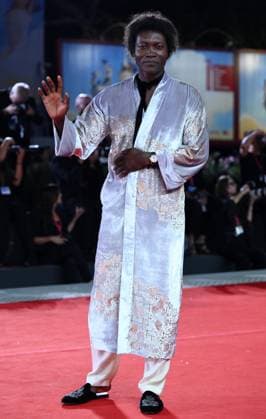 September 3, 2025, Venice, Italy: British musician and actor Benjamin Clementine arrives for the premiere of In the hand of Dante during the 82nd Venice Film Festival in Venice, Italy, 03 September 2025. The movie is presented out of competition at the festival running from 27 August to 06 September 2025. ANSA ETTORE FERRARI. Venice Italy  - ZUMAa110 20250903_zaf_a110_045 Copyright: xEttorexFerrarix
