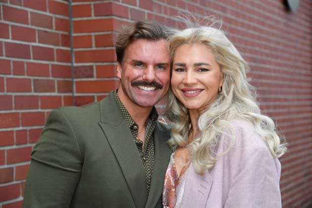Sandra Czok with husband Sascha Schmitz at the LOVE ISLAND VIP movie preview at Cinenova in Cologne on 03 09 2025