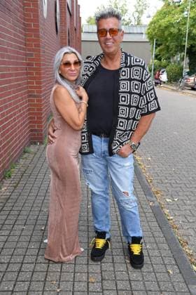 Frank Fussbroich with his wife Elke Fussbroich at the LOVE ISLAND VIP movie preview at Cinenova in Cologne on 03 09 2025