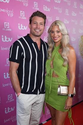 Raul Richter with girlfriend Vanessa Schmitt at the LOVE ISLAND VIP movie preview at Cinenova in Cologne on 03 09 2025