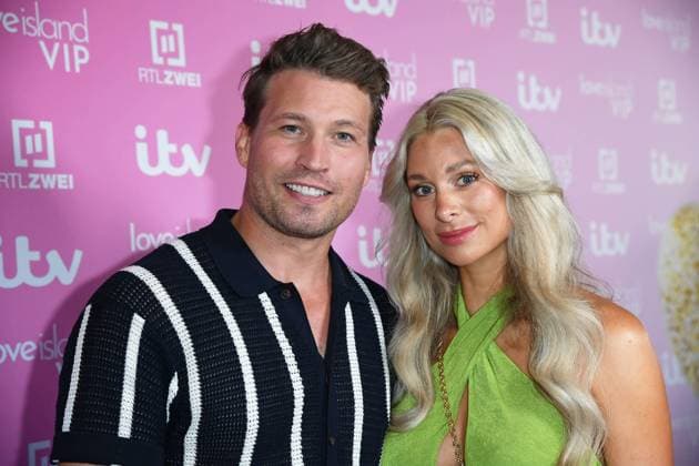Raul Richter with girlfriend Vanessa Schmitt at the LOVE ISLAND VIP movie preview at Cinenova in Cologne on 03 09 2025