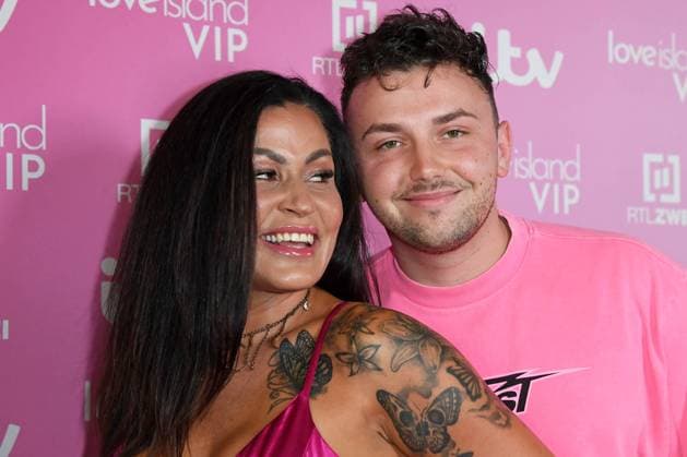 Jasmin Herren with boyfriend Philipp Bender at the LOVE ISLAND VIP movie preview at Cinenova in Cologne on 03 09 2025