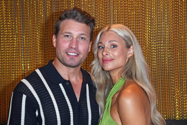 Raul Richter with girlfriend Vanessa Schmitt at the LOVE ISLAND VIP movie preview at Cinenova in Cologne on 03 09 2025
