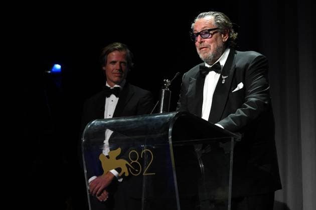 Venice,82nd Venice International Film Festival 2025, - Evening 7 - Cartier Glory To The Filmmaker Award 2025 Ceremony - Julian Schnabel. Pictured Julian Schnabel.  Copyright: xSimonexComi PoolxPhotoxEventsx06x xipa-agency.netx xSimonexComi PoolxPhotoxEventsx06x IPA_Agency_IPA64054683