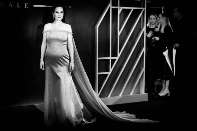 World Premiere of Downton Abbey: The Grand Finale on Wednesday 3 September 2025 Michelle Dockery seen at the World Premiere of Downton Abbey: The Grand Finale on Wednesday 3 September 2025 at ODEON LUXE Leicester Square, London. Editors Note: Image converted to monochrome., Credit:Julie Edwards Avalon Copyright: xJuliexEdwardsx xAvalonx 1033912895