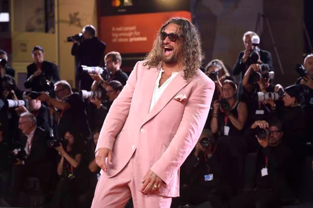 Jason Momoa attends the Cartier Glory To The Filmmaker Award 2025 and the In the Hand of Dante red carpet during the 82nd Venice International Film Festival in Venice, Italy on Wednesday, September 3, 2025.  VEN20250903817 RoccoxSpaziani