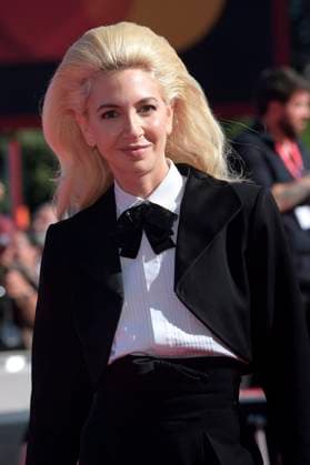 Sabine Getty attends the Cartier Glory To The Filmmaker Award 2025 and the In the Hand of Dante red carpet during the 82nd Venice International Film Festival in Venice, Italy on Wednesday, September 3, 2025.  VEN20250903824 RoccoxSpaziani