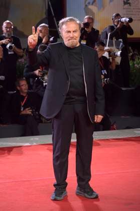 Franco Nero attends the Cartier Glory To The Filmmaker Award 2025 and the In the Hand of Dante red carpet during the 82nd Venice International Film Festival in Venice, Italy on Wednesday, September 3, 2025.  VEN20250903827 RoccoxSpaziani