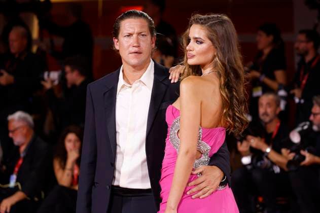 Vito Schnabel and Helena Althof at the premiere of the feature film In the Hand of Dante at the Biennale di Venezia 2025 82 Venice International Film Festival at the Palazzo del Cinema Venice, 03 09 2025 Foto:xD.xBedrosianx xFuturexImagex dante_5905