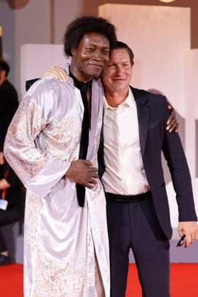 Benjamin Clementine and Vito Schnabel at the premiere of the feature film In the Hand of Dante at the Biennale di Venezia 2025 82 Venice International Film Festival at the Palazzo del Cinema Venice, 03 09 2025 Foto:xD.xBedrosianx xFuturexImagex dante_5926