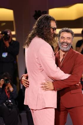 In the Hand of Dante red carpet in Venice Jason Momoa and Oscar Isaac In the Hand of Dante premiere, 82nd Venice International Film Festival, Venice, Italy - 03 September 2025. CAP GOL GOL Venice Italy Copyright: xRickxGold CapitalxPicturesx
