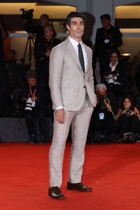 In the Hand of Dante red carpet in Venice Louis Cancelmi In the Hand of Dante premiere, 82nd Venice International Film Festival, Venice, Italy - 03 September 2025. CAP GOL GOL Venice Italy Copyright: xRickxGold CapitalxPicturesx