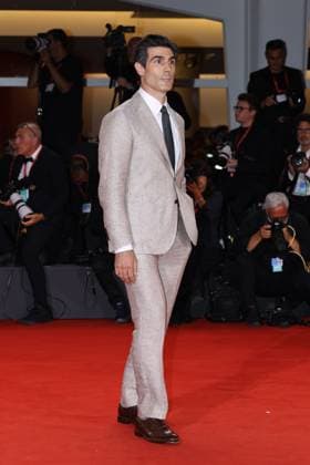 In the Hand of Dante red carpet in Venice Louis Cancelmi In the Hand of Dante premiere, 82nd Venice International Film Festival, Venice, Italy - 03 September 2025. CAP GOL GOL Venice Italy Copyright: xRickxGold CapitalxPicturesx