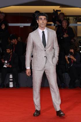 In the Hand of Dante red carpet in Venice Louis Cancelmi In the Hand of Dante premiere, 82nd Venice International Film Festival, Venice, Italy - 03 September 2025. CAP GOL GOL Venice Italy Copyright: xRickxGold CapitalxPicturesx