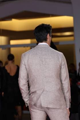 In the Hand of Dante red carpet in Venice Louis Cancelmi In the Hand of Dante premiere, 82nd Venice International Film Festival, Venice, Italy - 03 September 2025. CAP GOL GOL Venice Italy Copyright: xRickxGold CapitalxPicturesx
