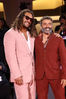In the Hand of Dante red carpet in Venice Jason Momoa and Oscar Isaac In the Hand of Dante premiere, 82nd Venice International Film Festival, Venice, Italy - 03 September 2025. CAP GOL GOL Venice Italy Copyright: xRickxGold CapitalxPicturesx