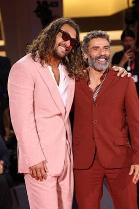 In the Hand of Dante red carpet in Venice Jason Momoa and Oscar Isaac In the Hand of Dante premiere, 82nd Venice International Film Festival, Venice, Italy - 03 September 2025. CAP GOL GOL Venice Italy Copyright: xRickxGold CapitalxPicturesx