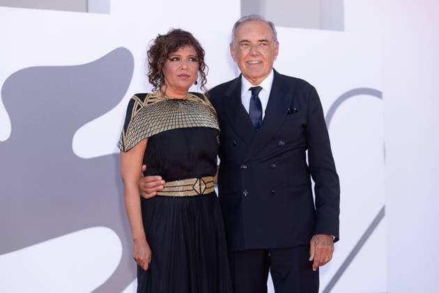 Celebrities attend the The Voice of Hind Rajab premiere on evening 8 of the 82nd Venice International Film Festival Featuring: Kaouther Ben Hania, Alberto Barbera Where: Venice, Italy When: 03 Sep 2025 Credit: Andrea Raffin KIKA Press Cover Images **NOT AVAILABLE FOR PUBLICATION IN ITALY** EDITORIAL USE ONLY. NOT FOR USE BY NEWSPAPERS BASED IN THE UK. Copyright: xx coverimg55046046