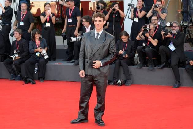 Duse red carpet in Venice Lido, Italy - 03 Sep 2025 Miguel Herran attends the Duse red carpet during 82nd Venice Film Festival in Venice Lido at Palazzo del cinema. Venice Lido Italy Copyright: xMarioxCartellix xSOPAxImagesx _DSC5862