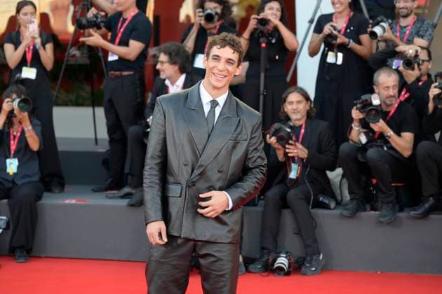 Duse red carpet in Venice Lido, Italy - 03 Sep 2025 Miguel Herran attends the Duse red carpet during 82nd Venice Film Festival in Venice Lido at Palazzo del cinema. Venice Lido Italy Copyright: xMarioxCartellix xSOPAxImagesx _DSC5865