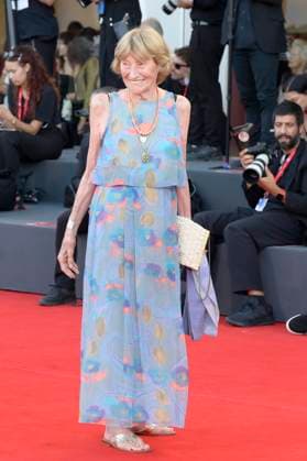 Duse red carpet in Venice Lido, Italy - 03 Sep 2025 Marisa Borini attends the Duse red carpet during 82nd Venice Film Festival in Venice Lido at Palazzo del cinema. Venice Lido Italy Copyright: xMarioxCartellix xSOPAxImagesx _DSC6007