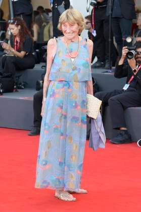 Duse red carpet in Venice Lido, Italy - 03 Sep 2025 Marisa Borini attends the Duse red carpet during 82nd Venice Film Festival in Venice Lido at Palazzo del cinema. Venice Lido Italy Copyright: xMarioxCartellix xSOPAxImagesx _DSC6009